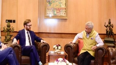 World News | Jaishankar Meets Anduril Industries Co-Founder Brian Schimpf, Highlights India's Growing Tech Ecosystem