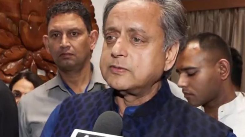World News | India Should Take Lead in Trying to End War in West Asia: Shashi Tharoor