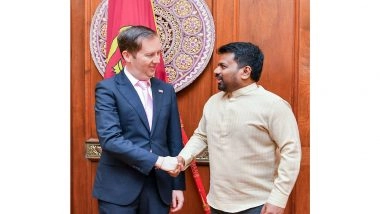 World News | US Envoy Gor Meets with Sri Lankan President in Colombo to Discuss Bilateral Ties, Middle East Conflict