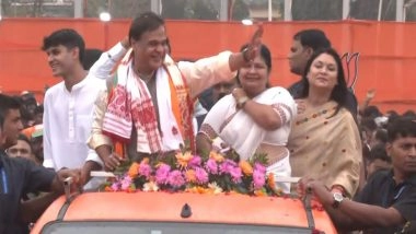 India News | Himanta Biswa Sarma Holds Large Rally as He Sets out to File Nomination from Jalukbari