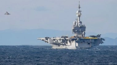 World News | French Seaman's Run Leaks Aircraft Carrier Charles De Gaulle's Location Amid Tensions with Tehran