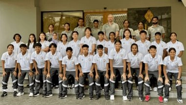 Sports News | India U20 Women's Team Arrive in Thailand with 24 Probables for Asian Cup
