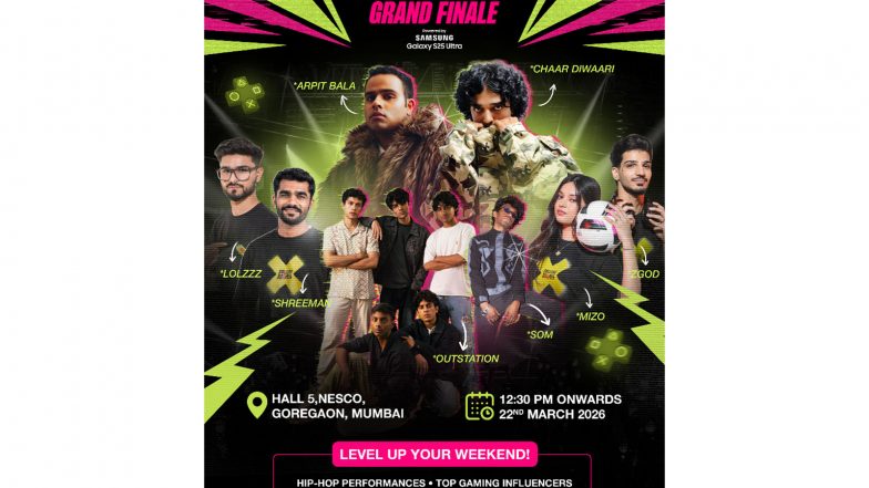 Business News | Chaar Diwaari & Arpit Bala Set to Headline College Rivals S3 Grand Finale, Powering India's Biggest Collegiate Esports Stage