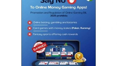 India News | Government Bans 300 Betting and Gambling Platforms; 8,400 Blocked So Far Under Online Gaming Crackdown