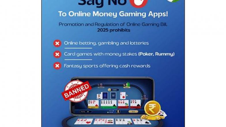 India News | Government Bans 300 Betting and Gambling Platforms; 8,400 Blocked So Far Under Online Gaming Crackdown