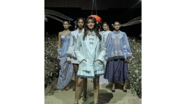 Entertainment News | Ananya Panday Turns Showstopper for Rahul Mishra's Showcase at Lakme Fashion Show