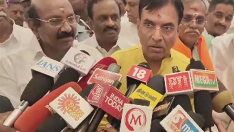 India News | NDA Alliance Form Government in Puducherry Under N. Rangasamy's Leadership, Says Mansukh Mandaviya