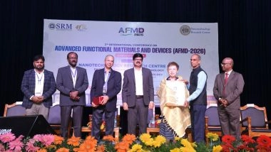 Business News | AFMD 2026 Honors Global Research Excellence; Top Scientists Awarded in Chennai