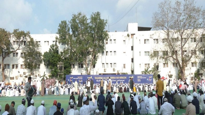India News | Andhra: Thousands Gather for Eid Prayers in Vijayawada