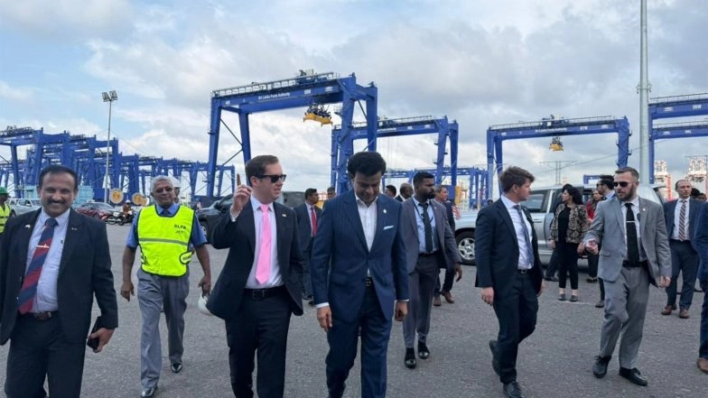 World News | 'US-Sri Lanka Partnership Helping Advance Secure, Transparent Trade', Says Special Envoy Sergio Gor