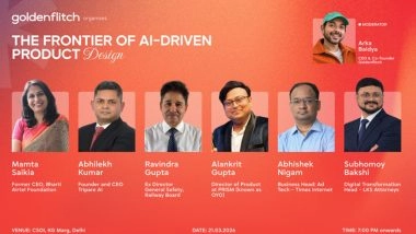 Business News | Goldenflitch at 5: Arka Baidya Brings Founders, Investors, and Product Leaders Together at the Frontier of AI-Driven Product Design