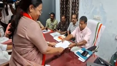 India News | Kerala: LDF's Veena George Files Nomination for Aranmula Assembly Constituency