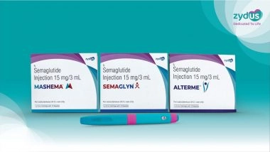 Business News | Zydus Launches Semaglutide Injection in an Innovative, Reusable Multi-Dose Pen Device in India