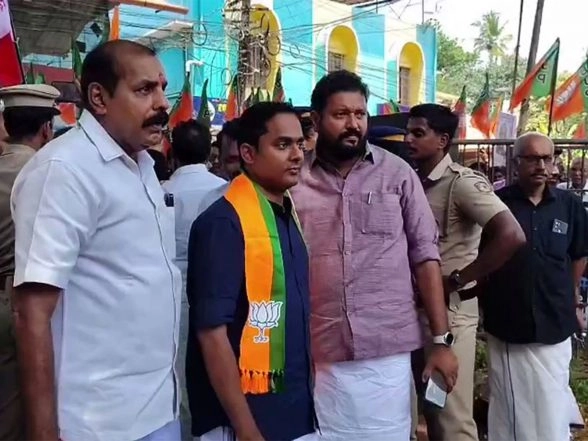 India News | Kerala Polls: NDA Candidate Anoop Antony Files Nomination from Thiruvalla Ahead of April 9 Elections