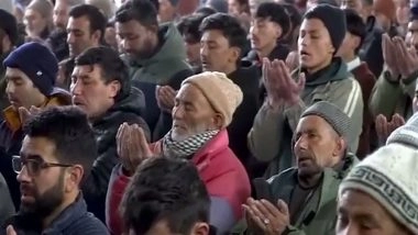 India News | Ladakh: Thousands of Devotees Offer Prayers on Eid Ul-Fitr Across Kargil