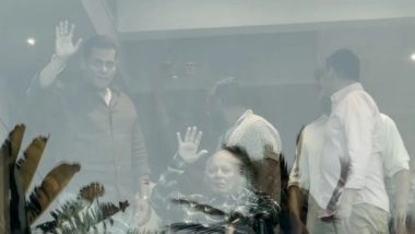 Entertainment News | Eid: Salim Khan Makes First Public Appearance Post Hospital Discharge, Greets Fans with Son Salman Khan