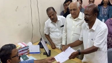 India News | Kerala Polls: NDA Candidate CC Mukundan Files Nomination from Nattika Constituency in Thrissur District