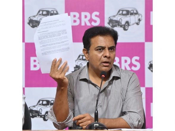 India News | BRS' KTR Announces Private Member Bill to Enforce Six Guarantees in Telangana Assembly