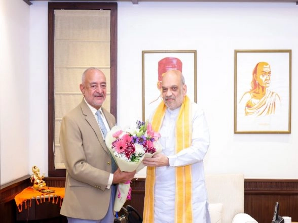 India News | Delhi: Union Home Minister Amit Shah Meets Andaman and Nicobar Islands LG