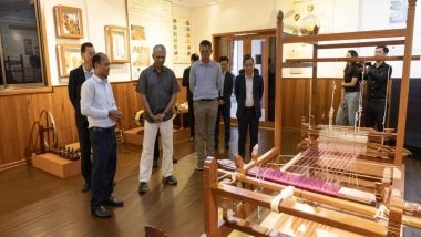 World News | MEA Secretary (East) P Kumaran Visits Mekong-Ganga Cooperation Textile Museum in Cambodia