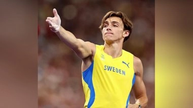 Sports News | World Indoor Athletics C'ships: Duplantis Becomes First Man to Secure Four Successive Pole Vault Titles, Breaks Competition Record