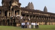 World News | MEA Secretary (East) P Kumaran Visits Angkor Wat, Highlights Shared India-Cambodia Civilisational Heritage