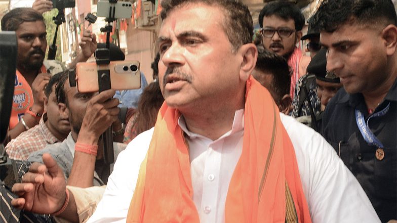 India News | West Bengal: Suvendu Adhikari Alleges Vandalism of Lord Ram Statue in Nandigram; Slams CM Mamata