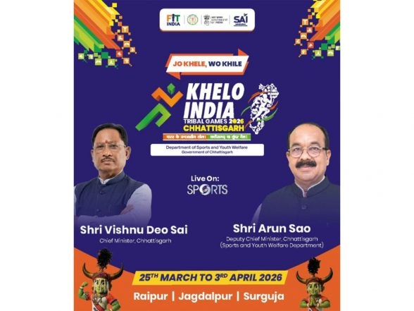 Sports News | Chhattisgarh to Host First-ever Khelo India Tribal Games 2026 from March 25
