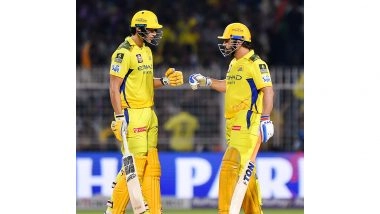 Sports News | MS Dhoni Honours T20 World Cup Winners Sanju Samson, Shivam Dube at CSK Event