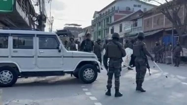 India News | Manipur: Security Forces Deployed Outside Kuki-Zo Council Chairman's Residence in Churachandpur