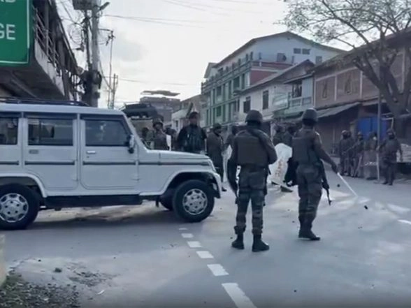 India News | Manipur: Security Forces Deployed Outside Kuki-Zo Council Chairman's Residence in Churachandpur