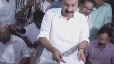 India News | Senior Congress Leader VD Satheesan Files Nomination for Kerala Assembly Polls