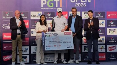 Sports News | South Africa's MJ Daffue Secures Win on Dramatic Final Day of PGTI Open 2026; Saptak Talwar Finishes as Best Indian in Tied Second