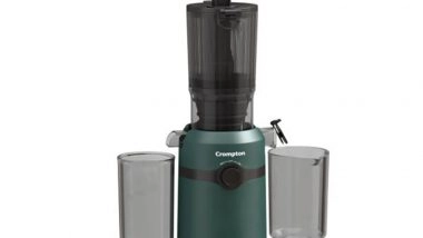 Business News | Crompton Introduces Ameo Fresh Cold Press Juicer Under the 'Healthy Choices Made Easier' Series to Make Everyday Nutrition Effortless