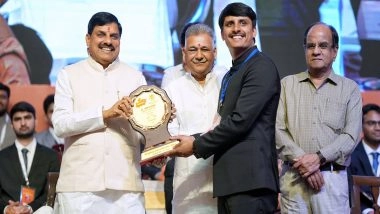 India News | MP CM Mohan Yadav Felicitates 61 Candidates Selected in UPSC Civil Services Exam 2025 from State