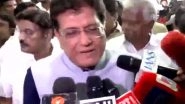 India News | Very Satisfied with 27 Seats: Union Minister Piyush Goyal Expresses Happiness with NDA Seat-sharing in Tamil Nadu