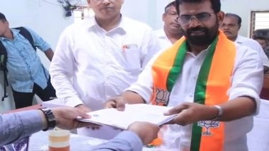 India News | BJP's K Ranjith Files Nomination from Dharmadam Constituency in Kannur
