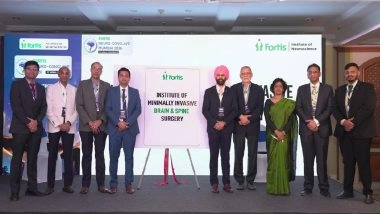 Business News | Fortis Institute of Minimally Invasive Brain & Spine Surgery Inaugurated at The First Annual Neurosciences Conclave in Mumbai