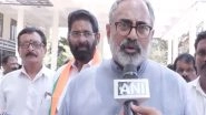 India News | Kerala Polls: Rajeev Chandrasekhar Defends BJP Leader B Gopalakrishnan Against MCC Breach Case