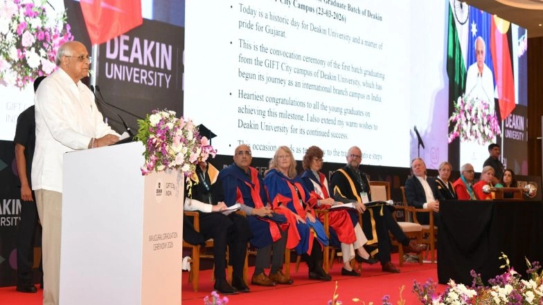 India News | India's Education Sector Has Transformed to Meet Global Needs Under PM Modi's Leadership: Gujarat CM