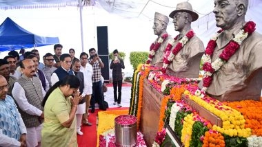 India News | Delhi CM Rekha Gupta Unveils Statue of Bhagat Singh
