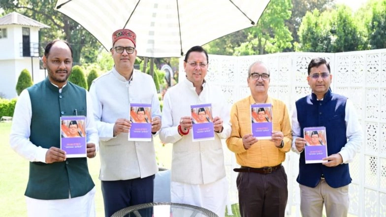 India News | Uttarakhand CM Dhami Unveils Panchang Table Calendar