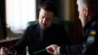 World News | Ukraine Has Evidence of Russia Giving Intelligence Support to Iran: Zelenskyy