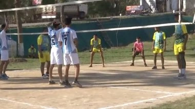 India News | CRPF 72 Battalion Holds Civic Action Programme in Rajouri with Recruitment Training for 20 Youth, Volleyball Tournament