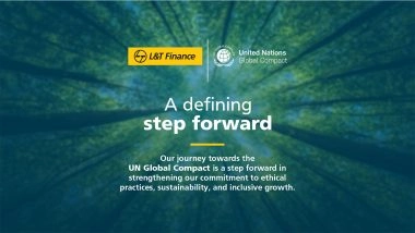 Business News | L&T Finance Ltd. (LTF) Becomes Signatory to United Nations Global Compact