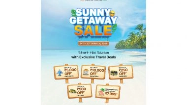 Business News | EaseMyTrip Rolls out 'Sunny Getaway Sale' with Special Travel Offfers