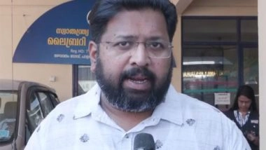 India News | UDF's Sabarinathan Files Complaint Against Kerala BJP Chief Chandasekhar over Rs 200 Cr Undisclosed Assets in Poll Affidavit