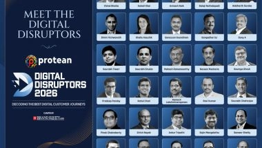 Business News | Protean 'Digital Disruptors 2026' Honours Visionary Leaders Redefining India's Financial Ecosystem