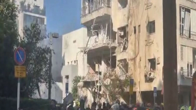 World News |   Israel Begins Rescue Operations After Iranian Missile Attack; Conducts Overnight Strike at Hezbollah Intelligence Unit HQ