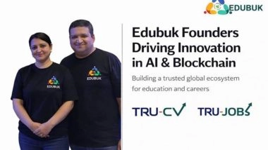 Business News | AI and Blockchain Startup Edubuk Secured USD 50 Million Led by Nimbus Capital